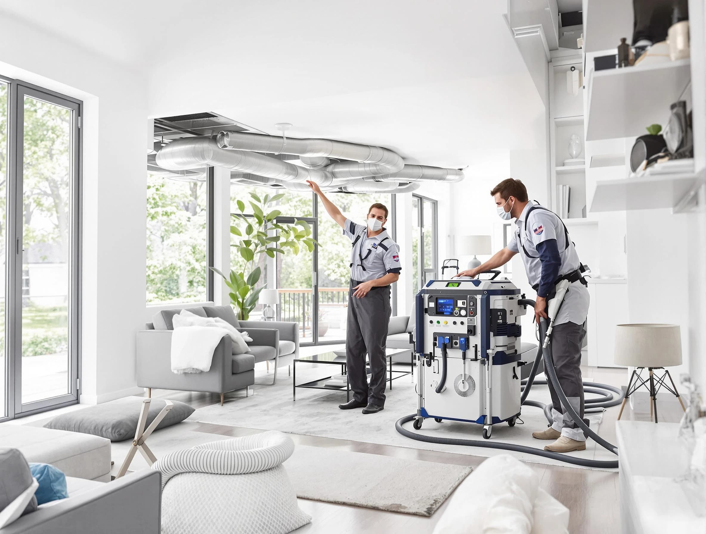 East Basin Air Duct Cleaning professional conducting pure air duct cleaning with state-of-the-art equipment in East Basin