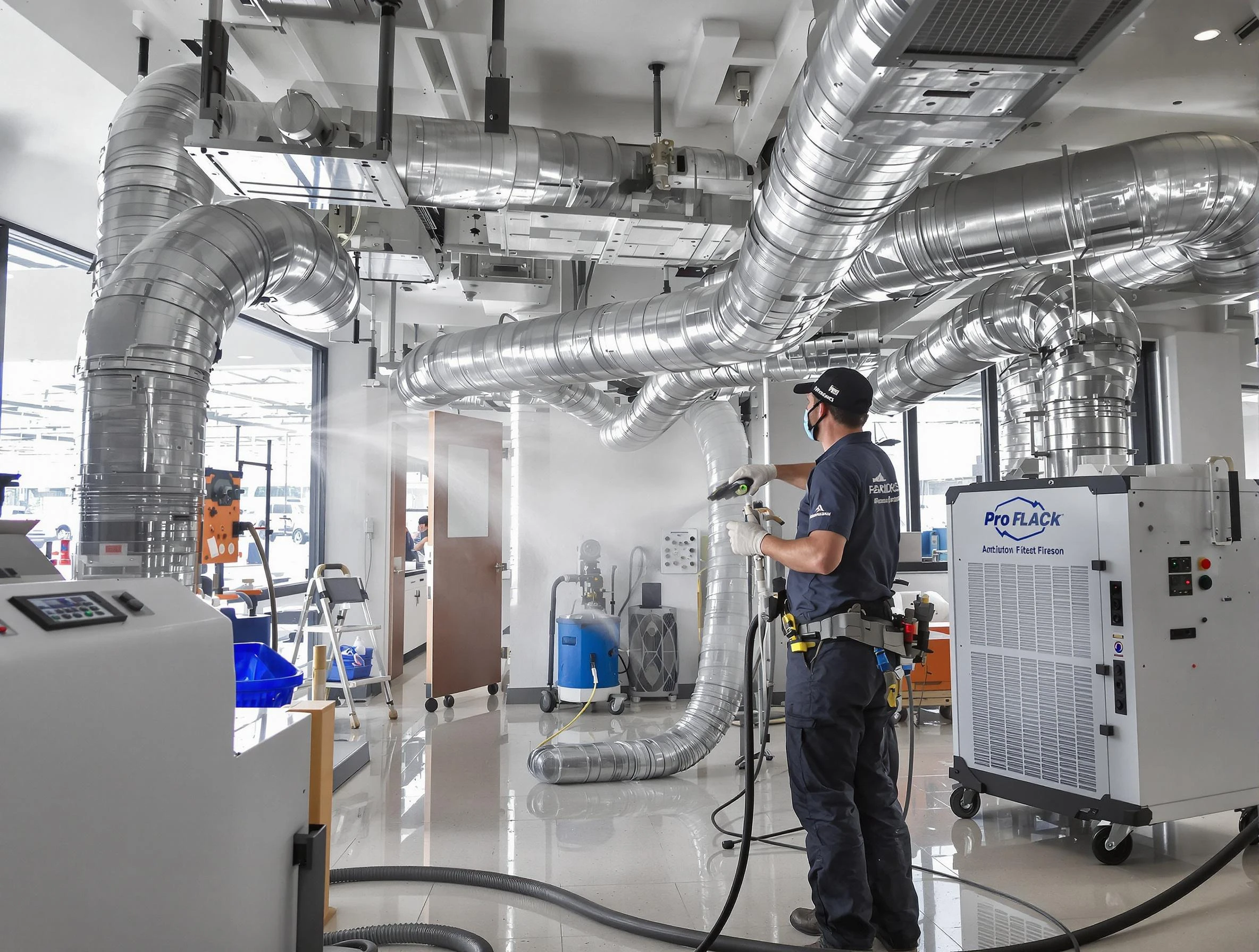 Negative Pressure Air Duct Cleaning in East Basin