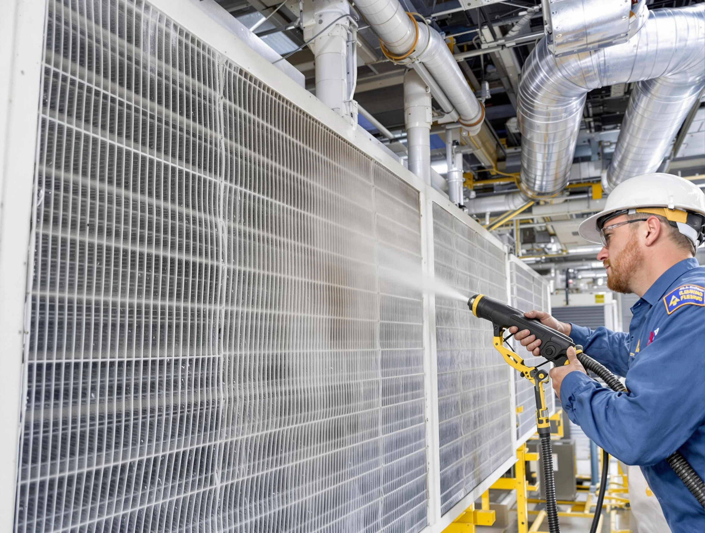 Professional commercial coil cleaning by East Basin Air Duct Cleaning in East Basin